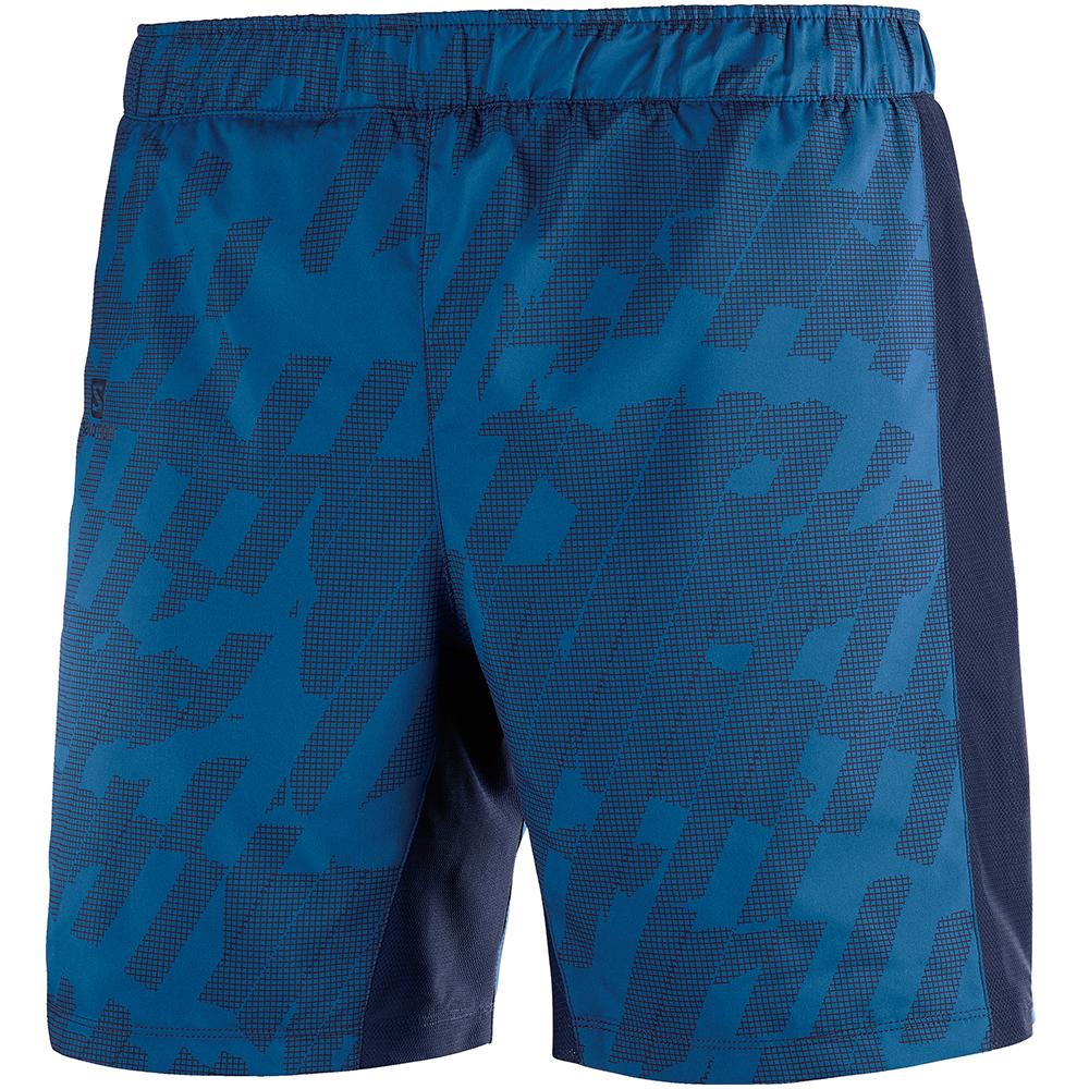 Salomon Israel AGILE 2IN 1 M - Mens Shorts - Blue (PVGK-30986)